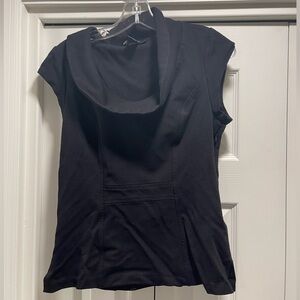 White House Black Market Black Trendy Top